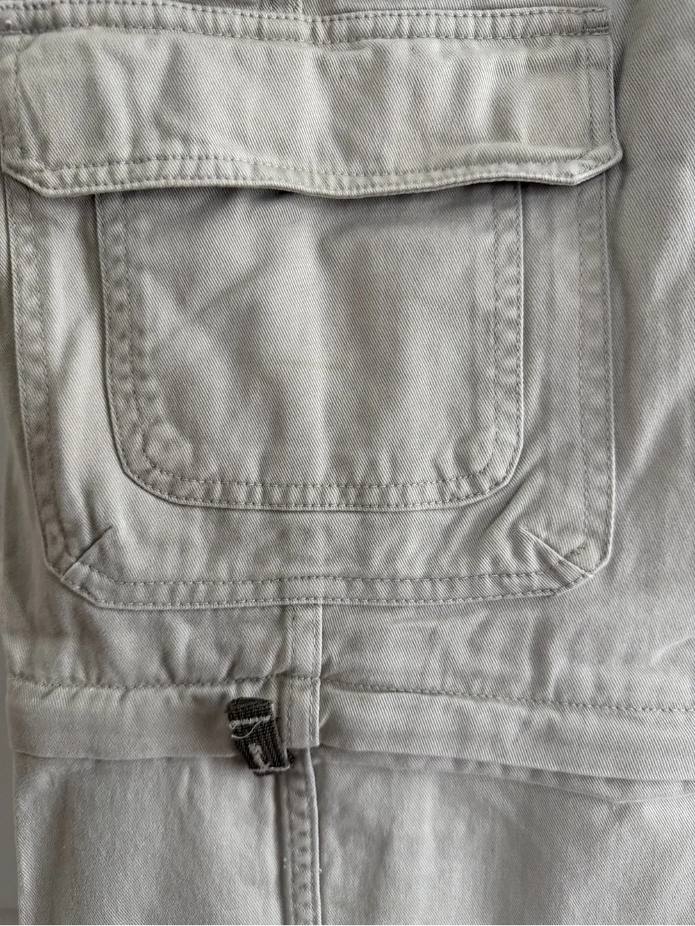 NWT Kids WRANGLER Originals Khaki Zip-Off Pants to Shorts 14 HUSKY 100% Cotton